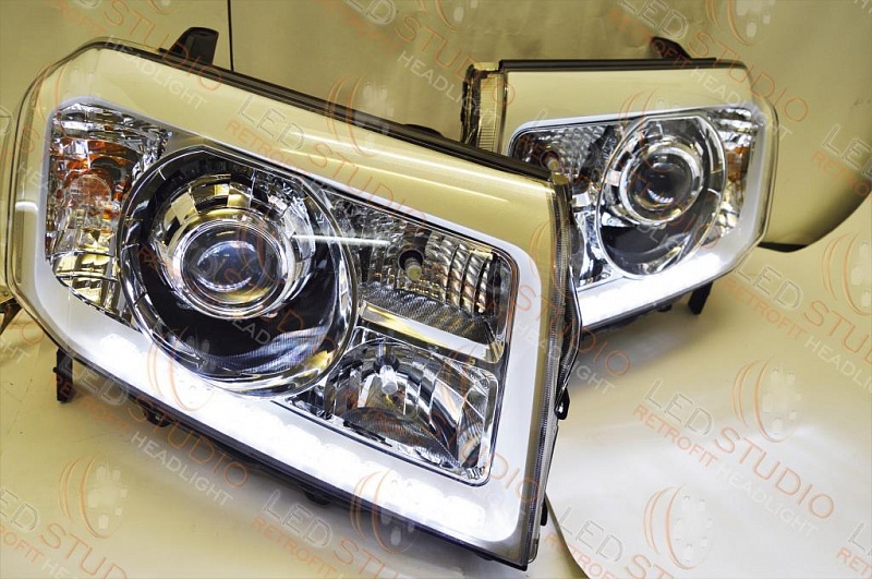 Светодиодные Bi Led фары Honda Pilot 08-